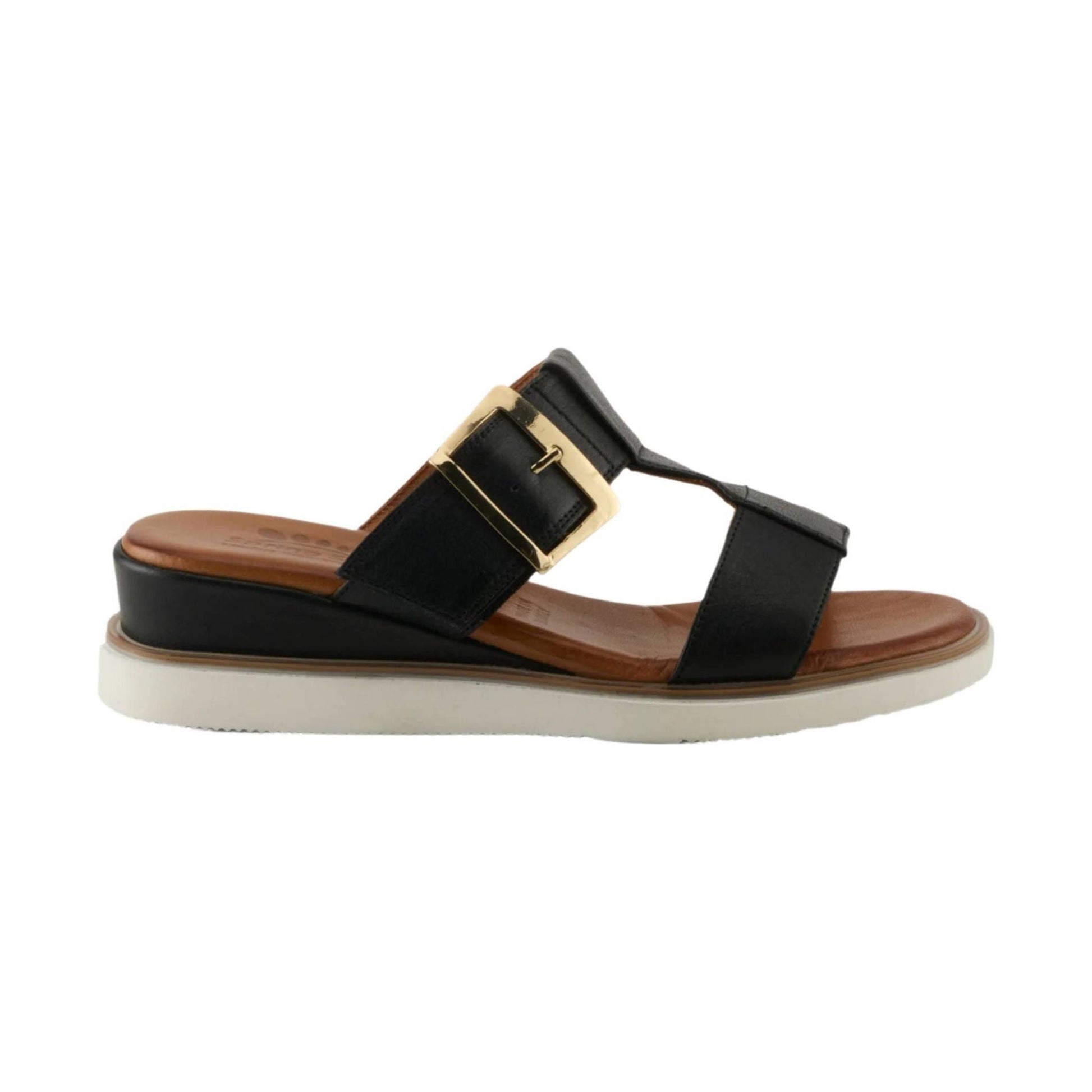 Spring Step Women's Seaport Sandals - Black by Lenny's Shoe & Apparel
