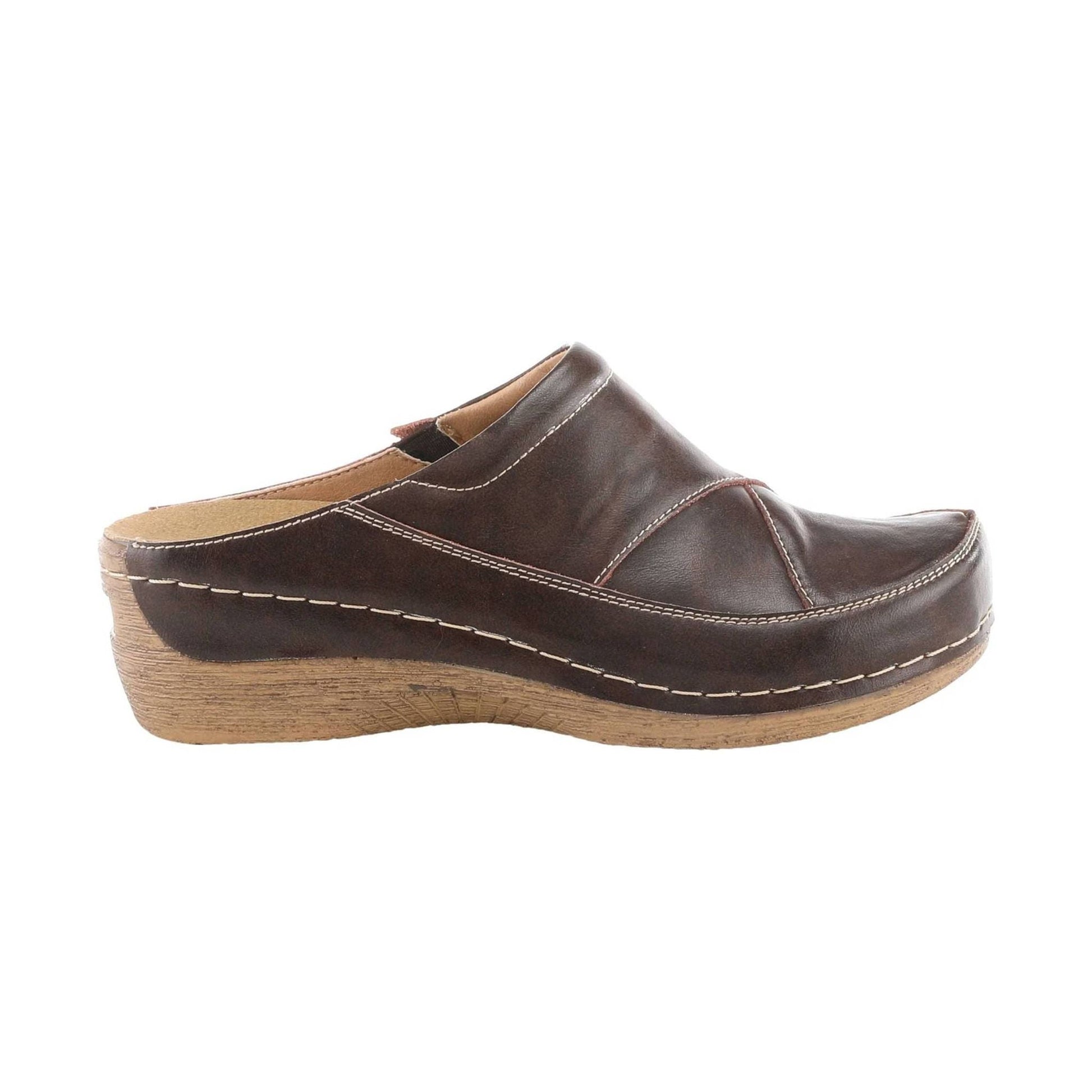 Spring Step Women's Telly Clog - Dark Brown by Lenny's Shoe & Apparel
