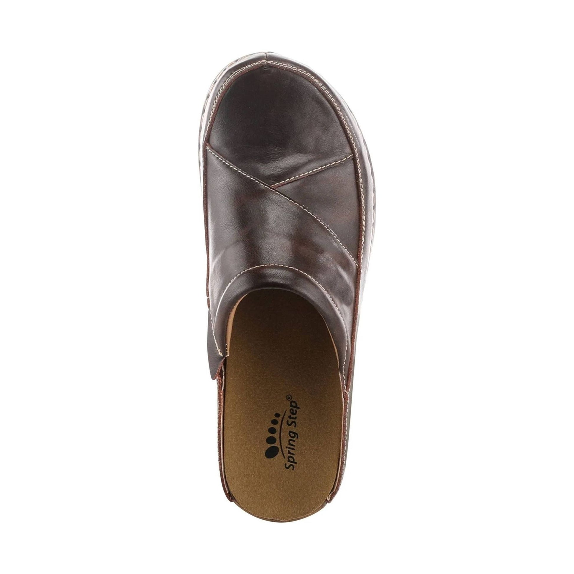 Spring Step Women's Telly Clog - Dark Brown by Lenny's Shoe & Apparel