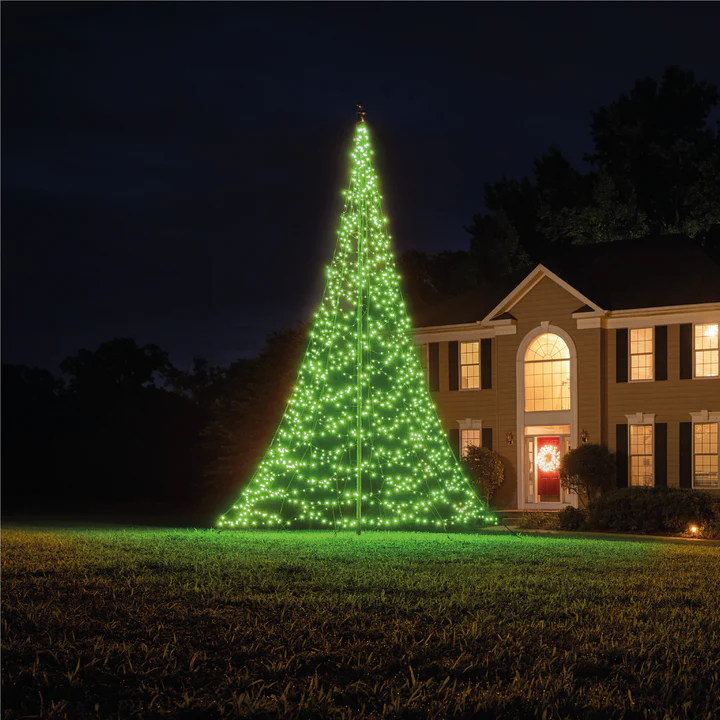 Fairybell 20 Foot Flagpole Tree - 1152 LED Smart Magic