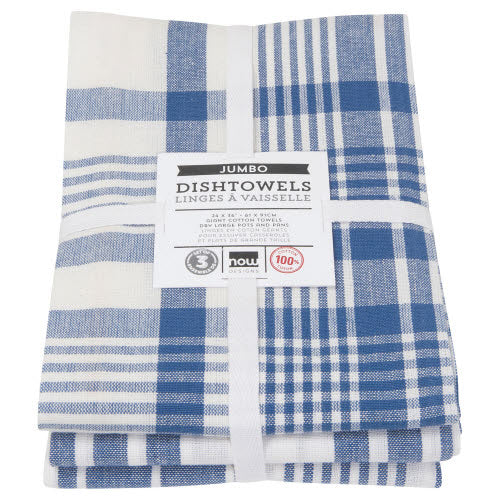 Jumbo Dishtowels Set of 3 by Kiss the Cook