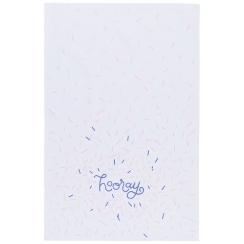 Hooray Cotton Dishtowel by Kiss the Cook