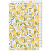 Lemons Dishtowel Set of 2 by Kiss the Cook