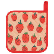 Berry Sweet Quilted Potholder by Kiss the Cook