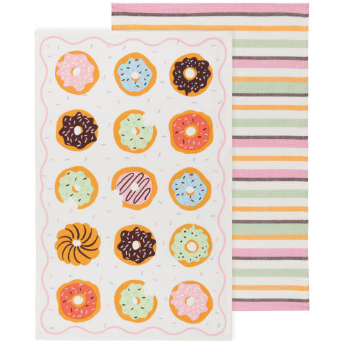 Donuts Cotton Dishtowels by Kiss the Cook