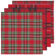 Christmas Plaid Woven Napkins by Kiss the Cook
