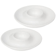 Matte White Egg Cup Set by Kiss the Cook
