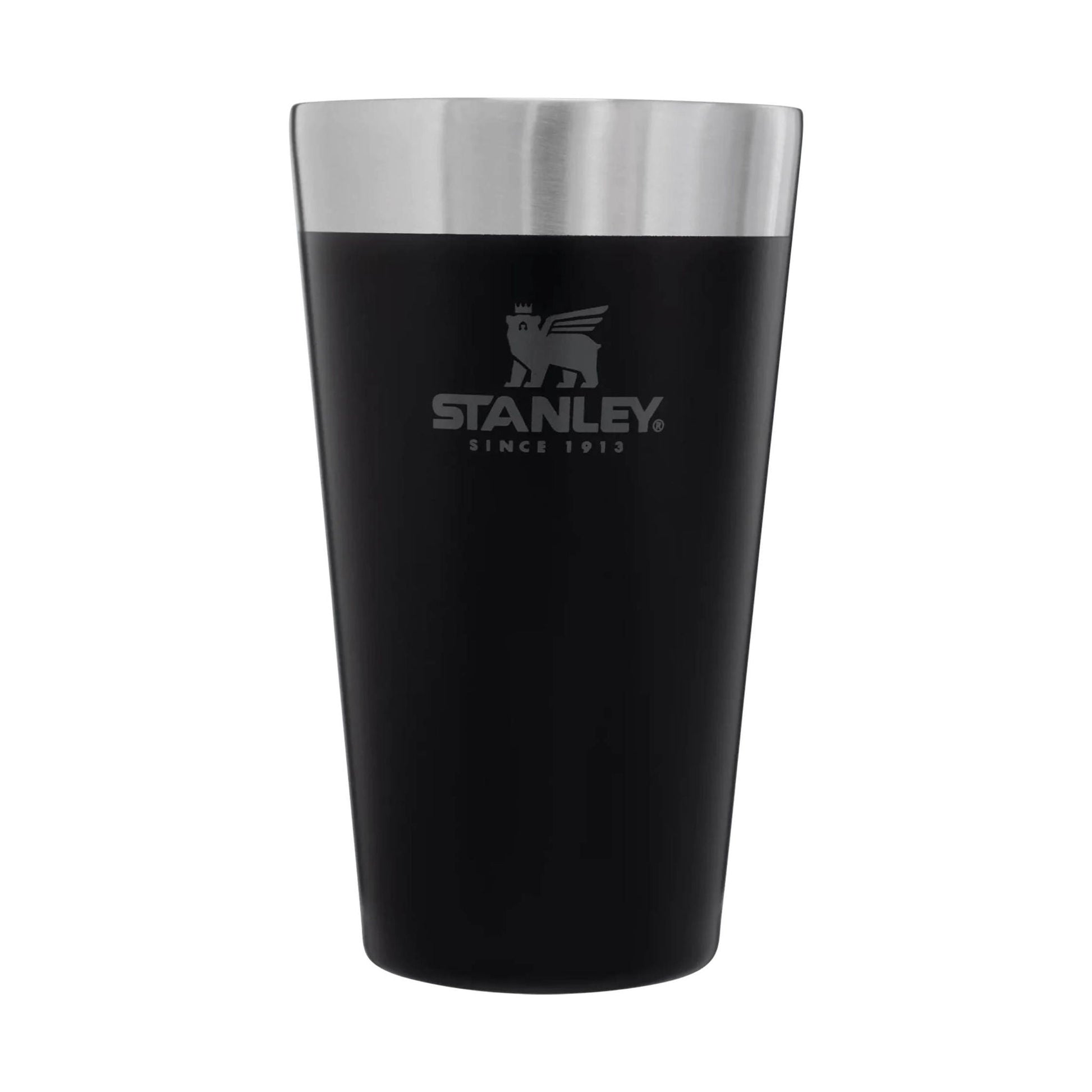 Stanley Adventure Stacking Beer Pint 16 OZ - Matte Black by Lenny's Shoe & Apparel