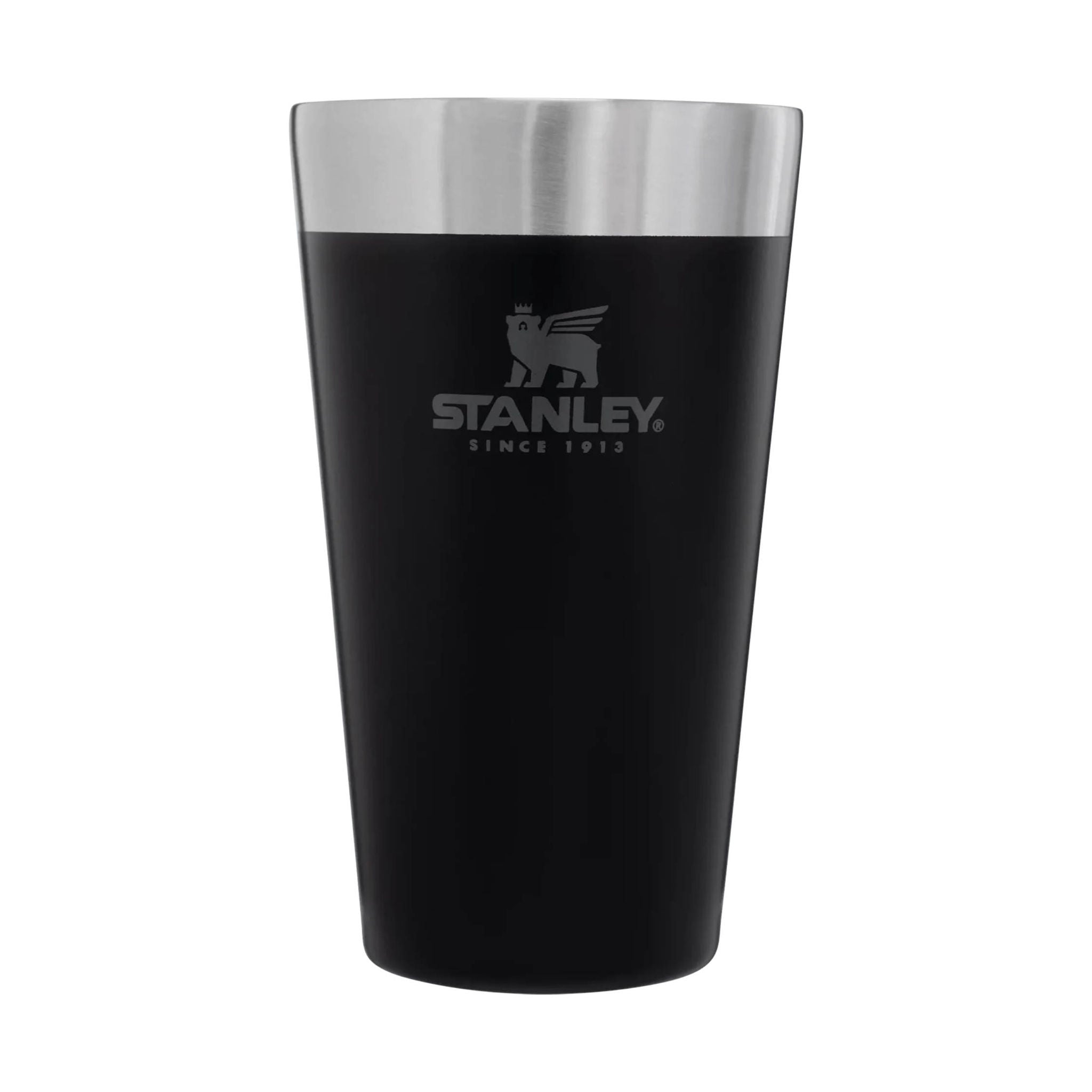 Stanley Adventure Stacking Beer Pint 16 OZ - Matte Black by Lenny's Shoe & Apparel