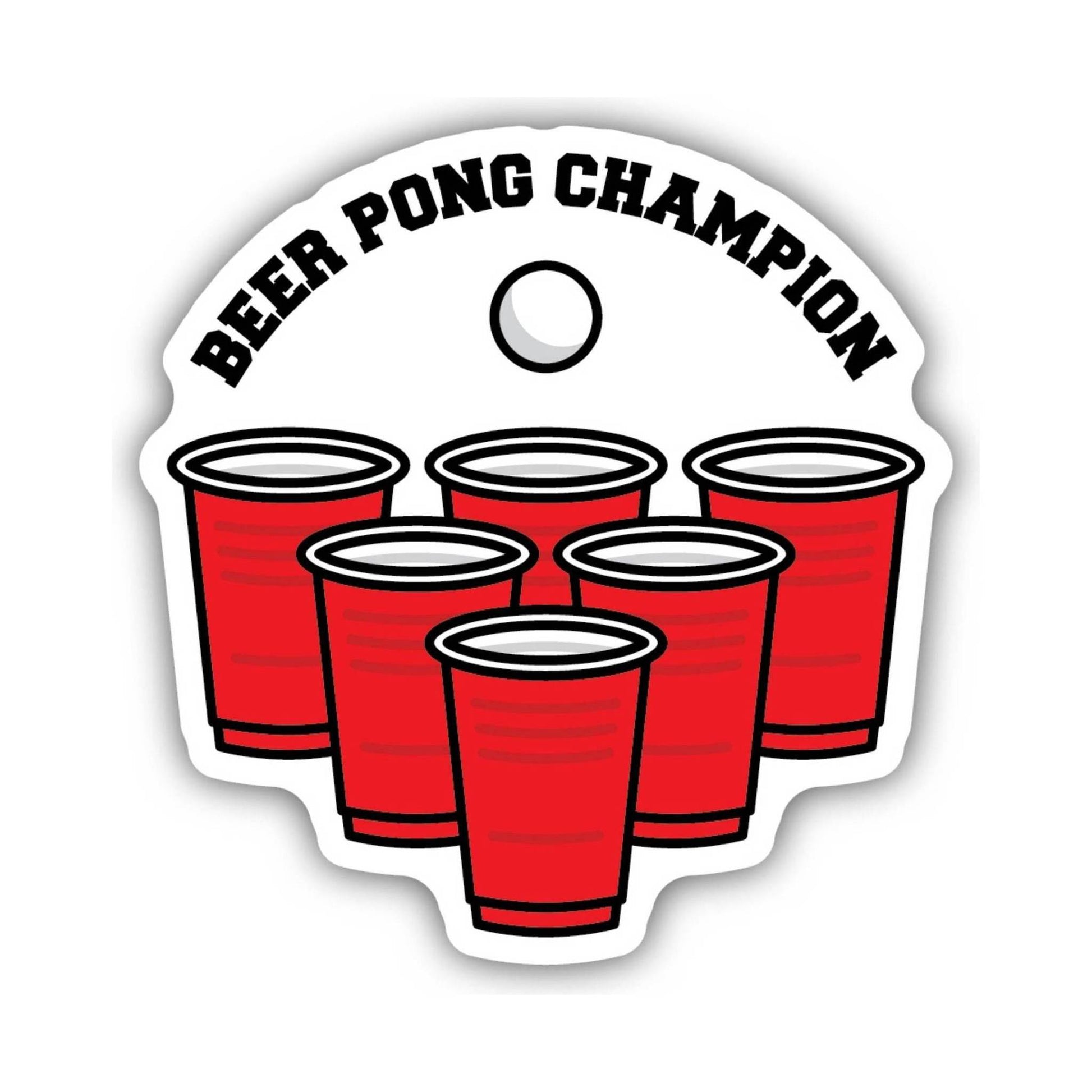 Sticker Northwest Beer Pong Champion by Lenny's Shoe & Apparel