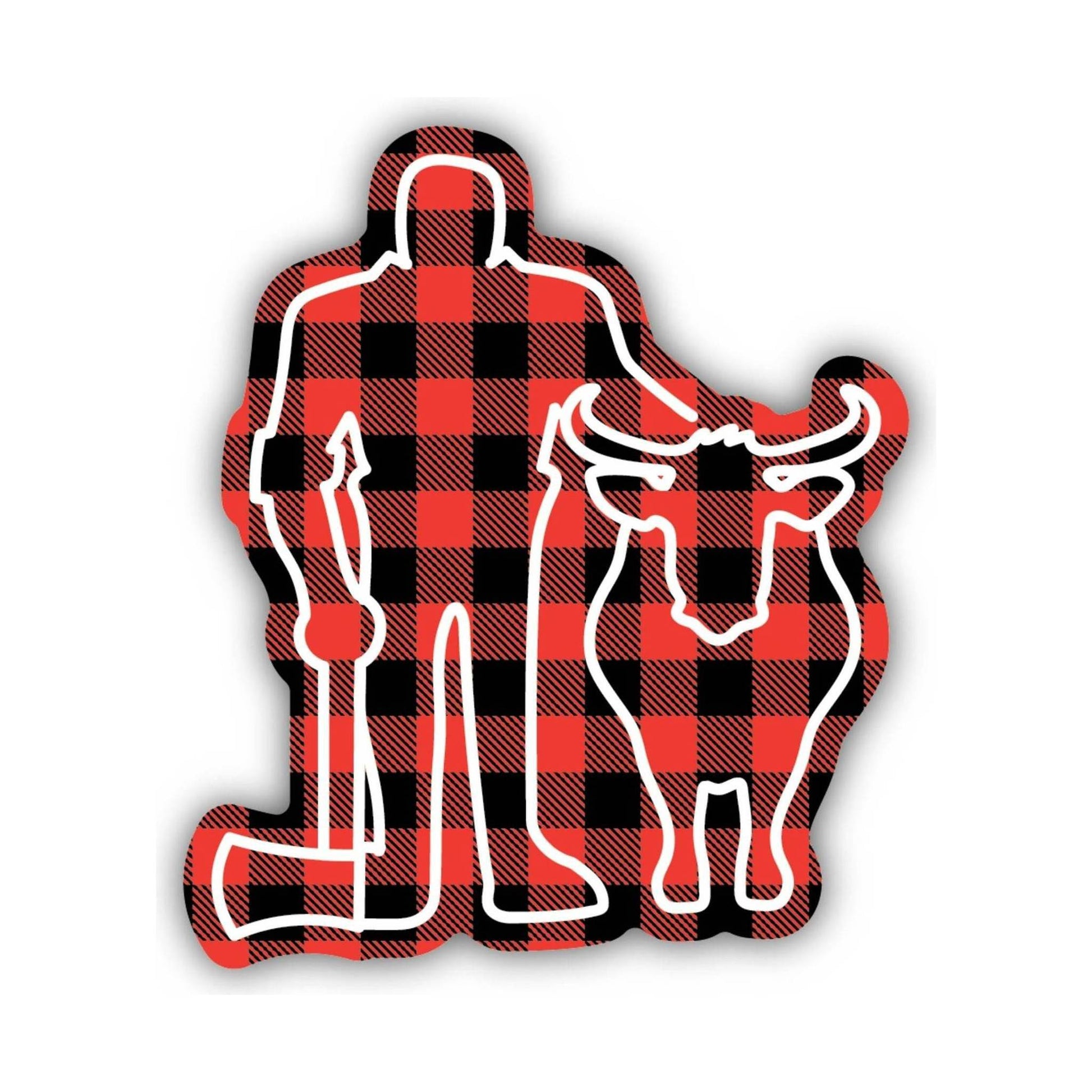 Sticker Northwest Buffalo Check Paul & Babe by Lenny's Shoe & Apparel