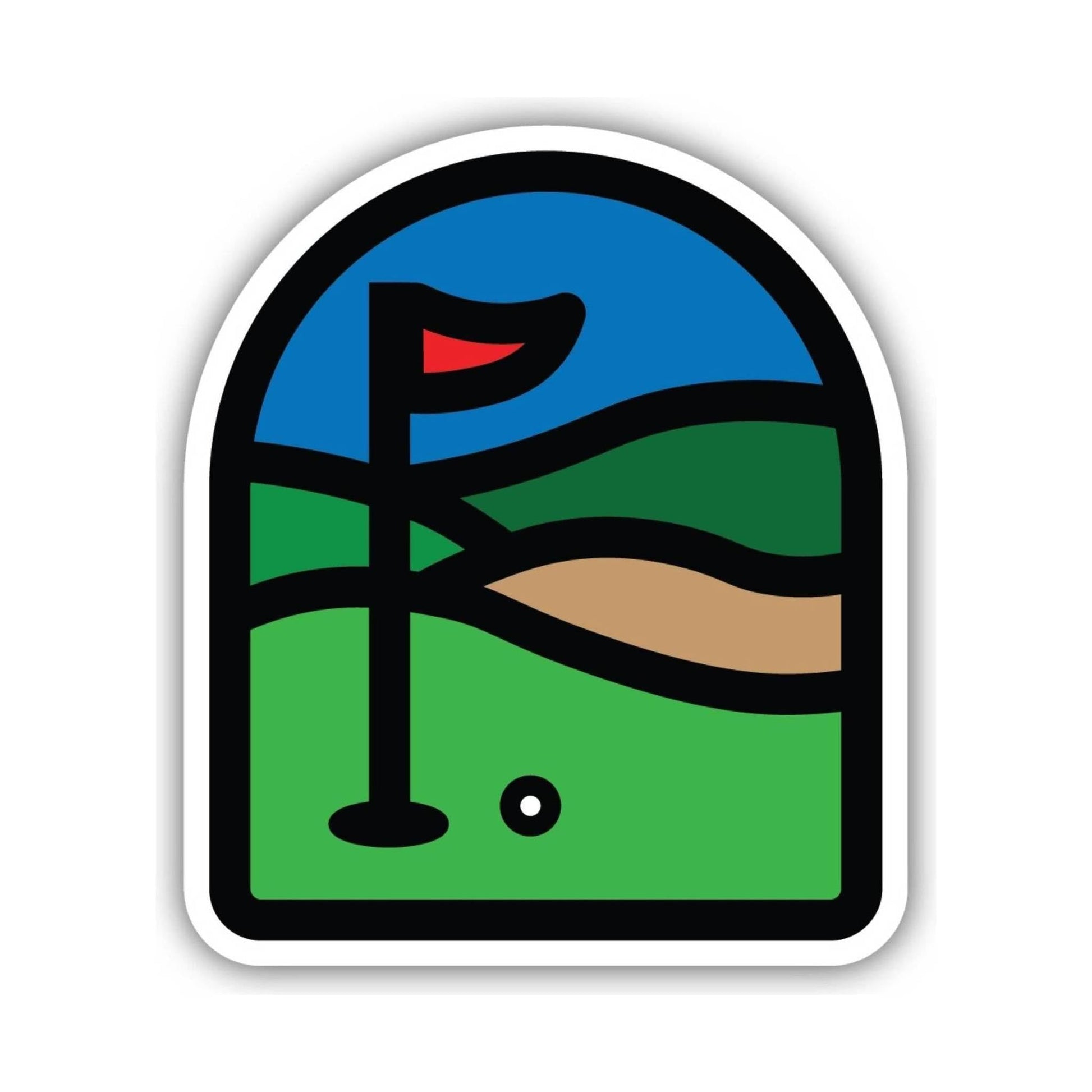 Sticker Northwest Golf Green by Lenny's Shoe & Apparel