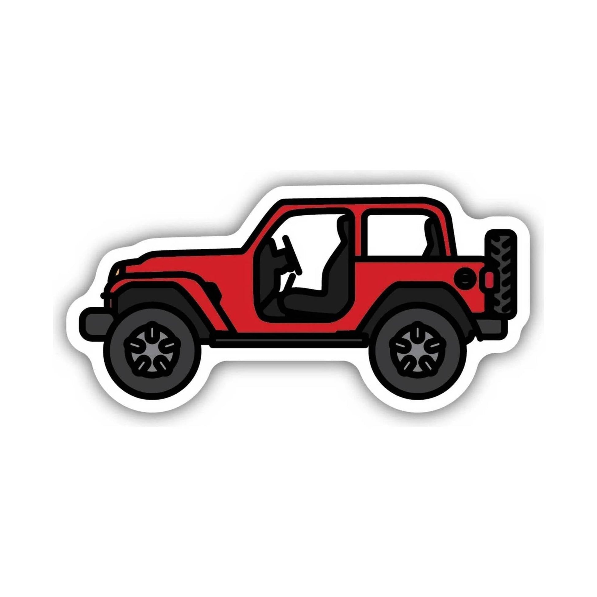 Sticker Northwest Jeep Side View by Lenny's Shoe & Apparel