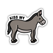 Sticker Northwest Kiss My Donkey by Lenny's Shoe & Apparel
