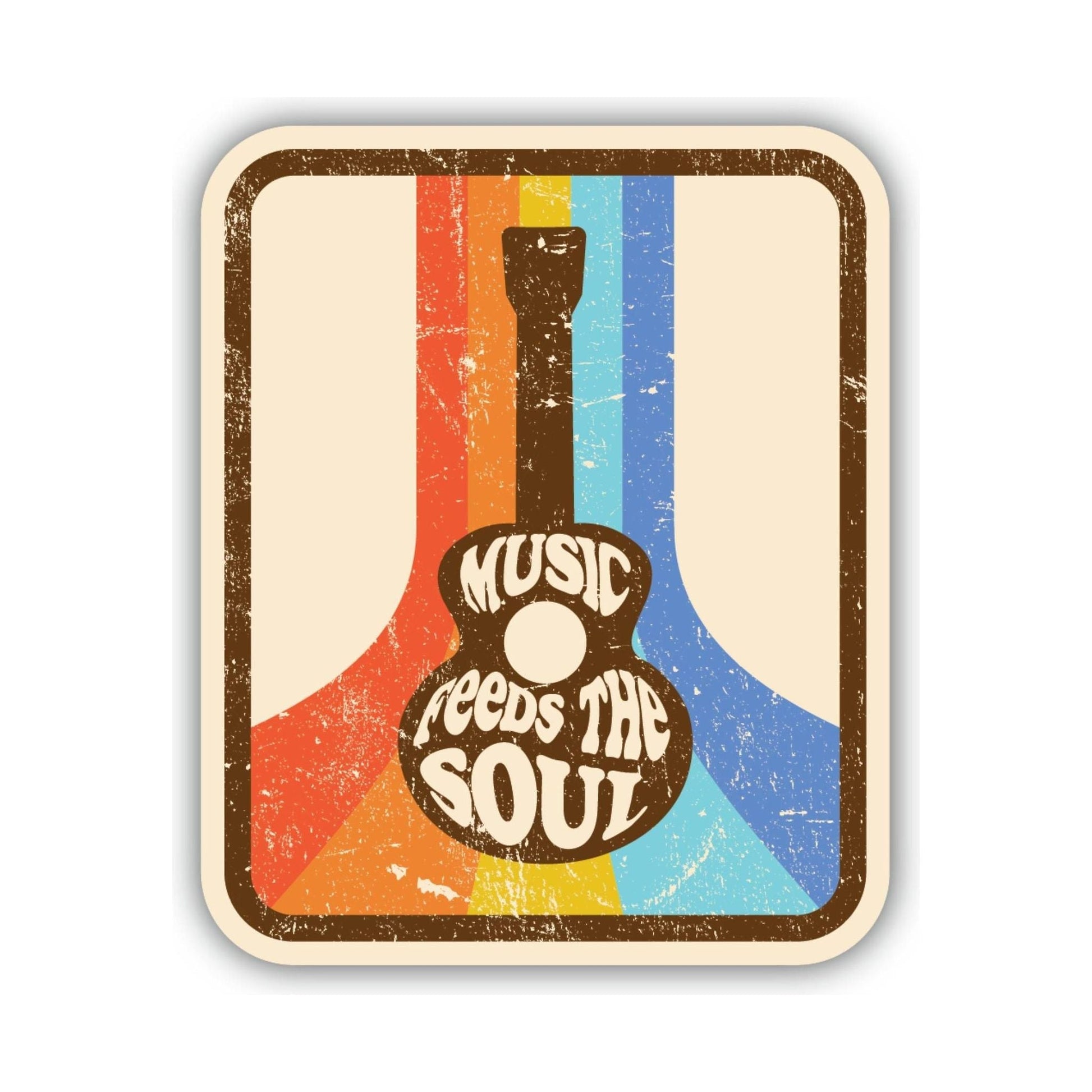 Sticker Northwest Music Feeds The Soul by Lenny's Shoe & Apparel