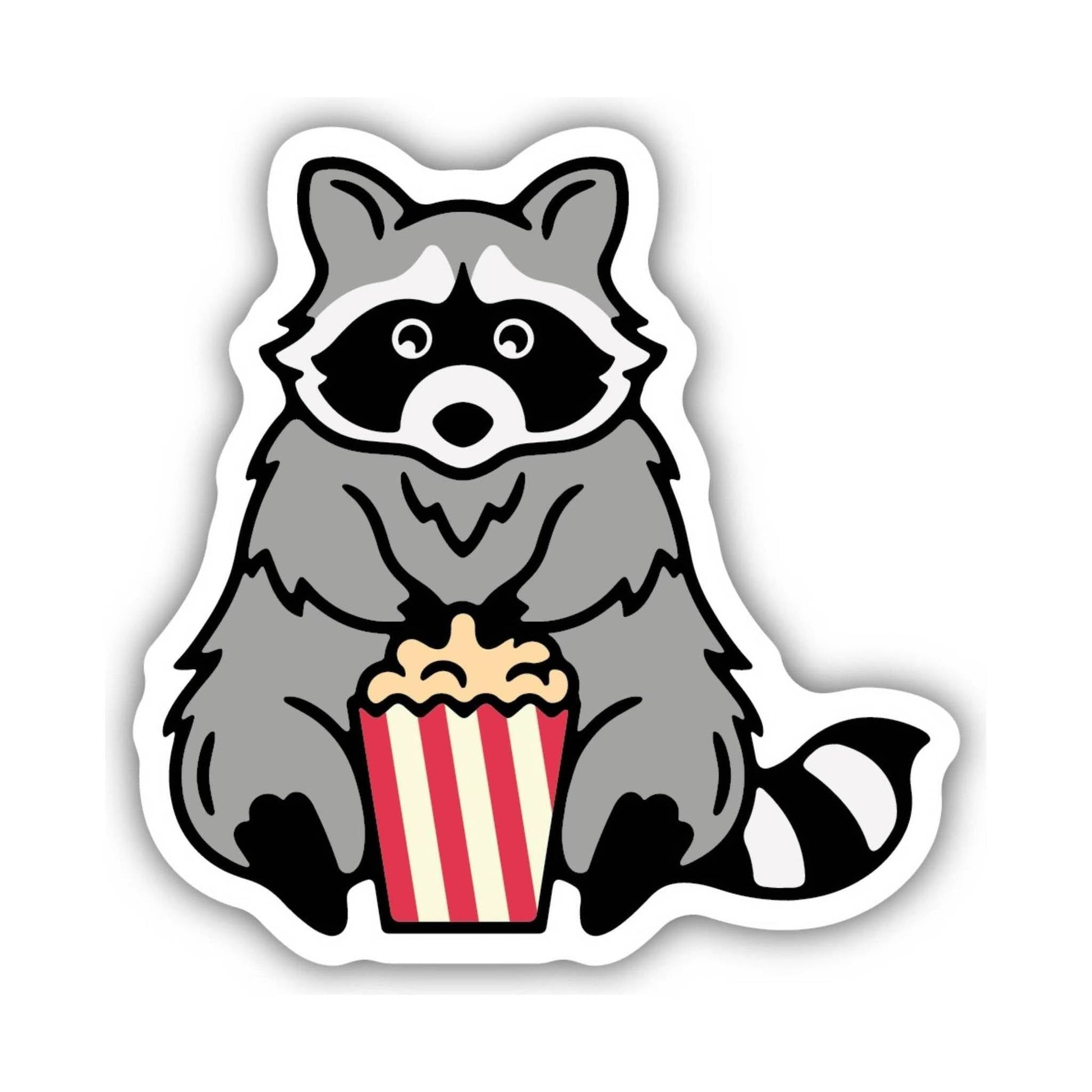 Sticker Northwest Raccoon Popcorn by Lenny's Shoe & Apparel