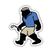 Sticker Northwest Sasquatch Golfer by Lenny's Shoe & Apparel