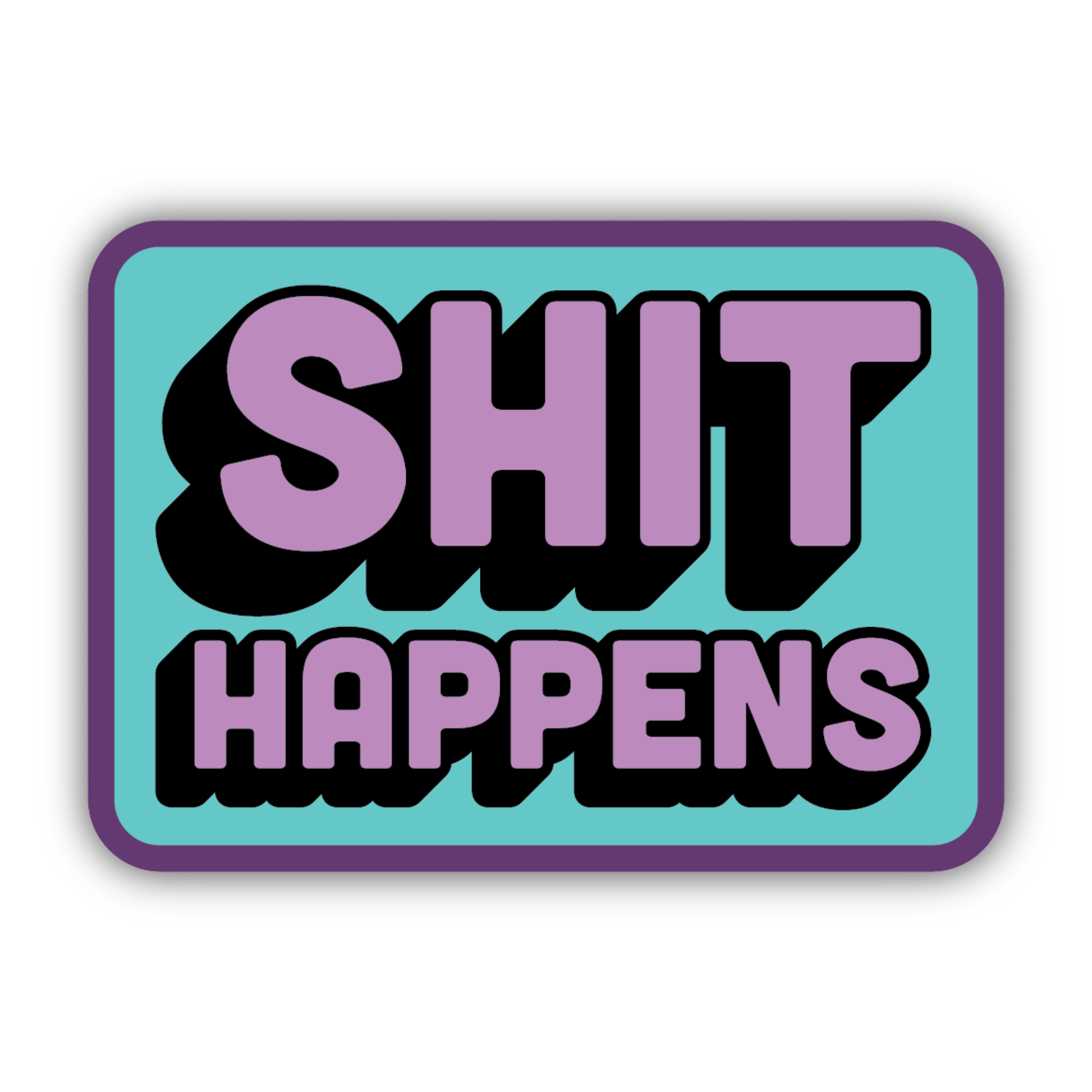 Sticker Northwest Shit Happens by Lenny's Shoe & Apparel