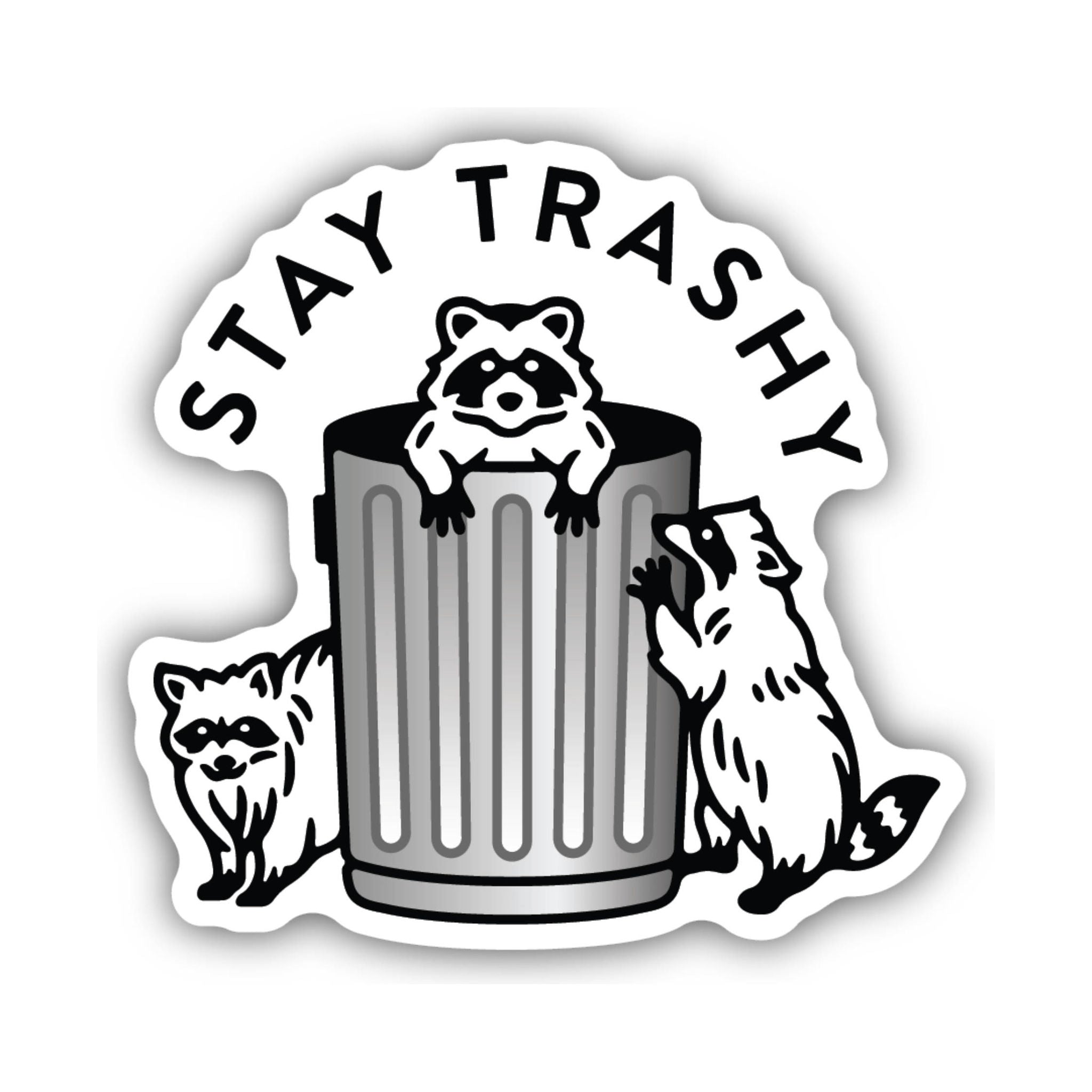 Sticker Northwest Stay Trashy by Lenny's Shoe & Apparel