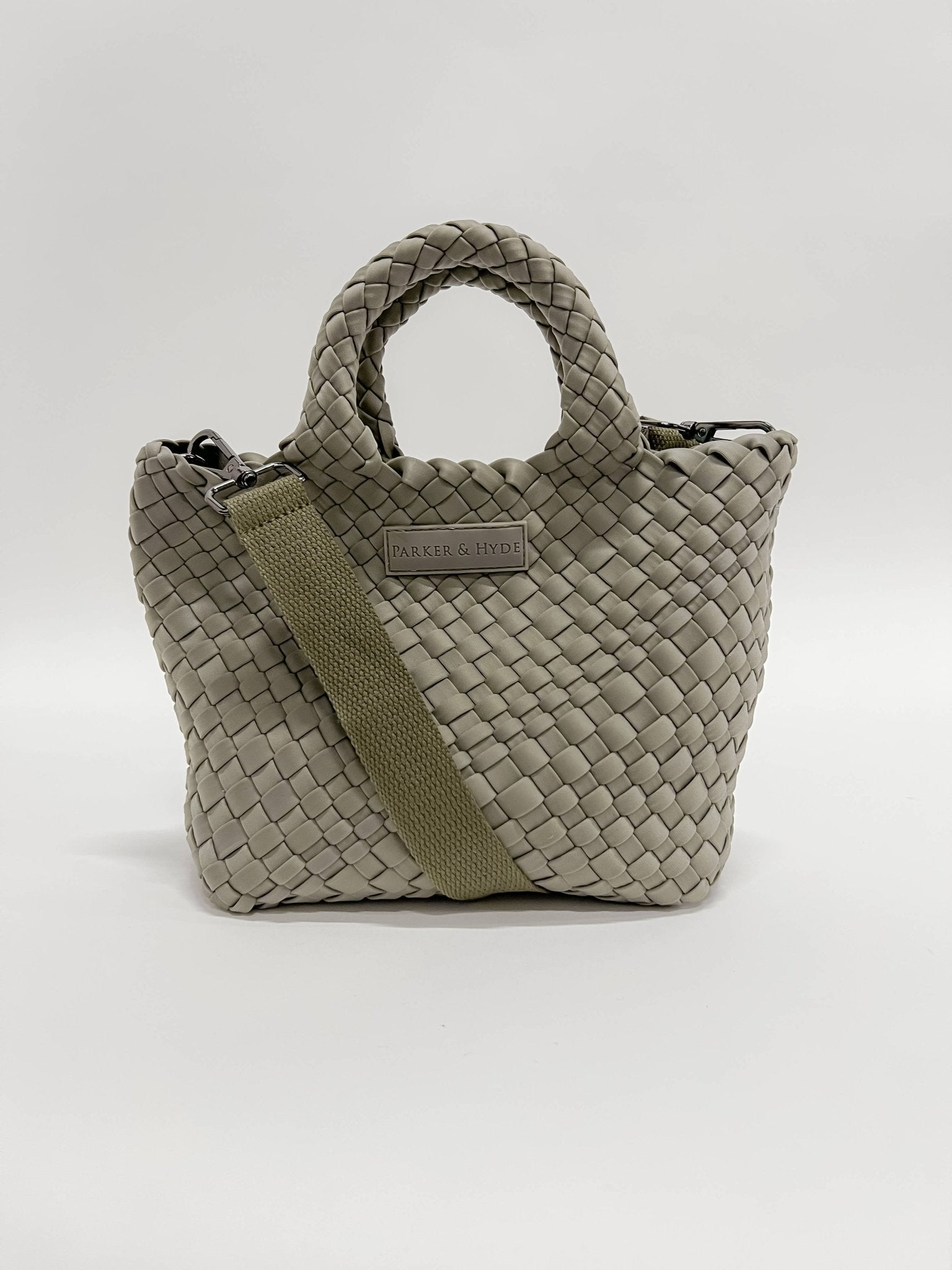 Stone Woven Mini Tote by elliparr