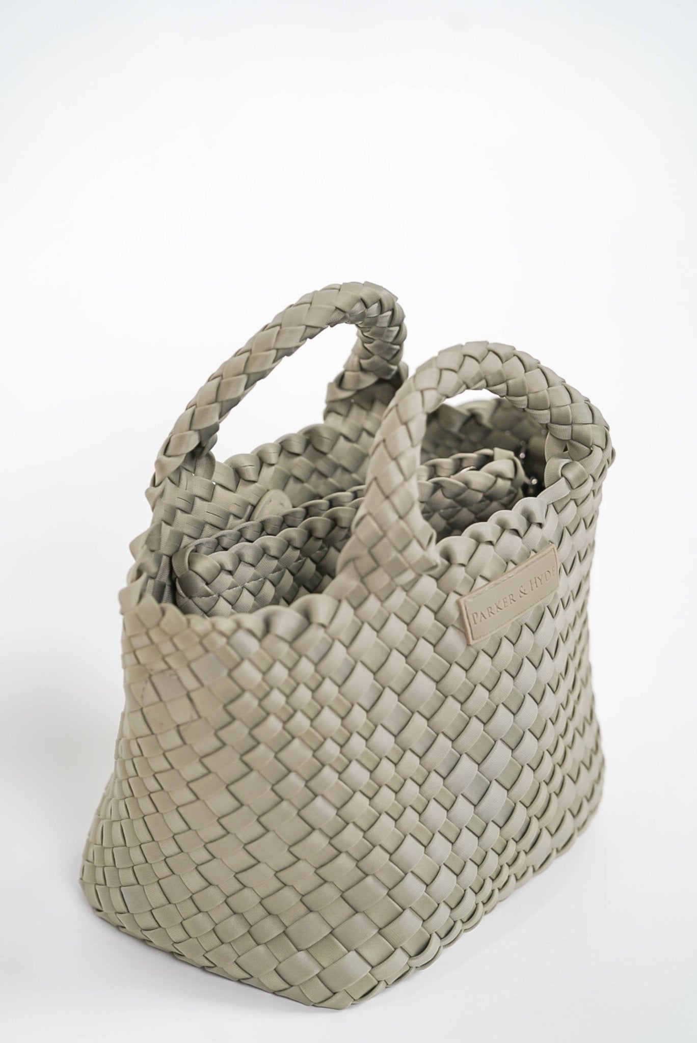 Stone Woven Mini Tote by elliparr
