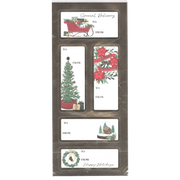 Foil Peel and Stick Gift tags - Vintage Gold