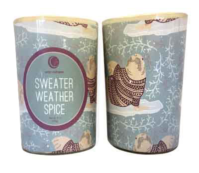 Sweater Weather - Glass Tumbler by Way Out Wax