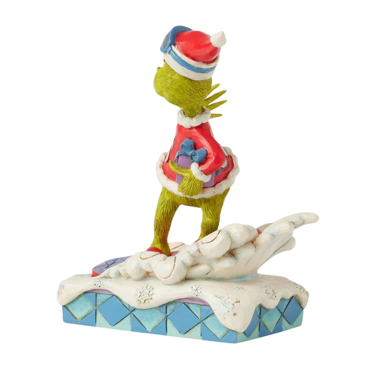 Grinch Snowboarding