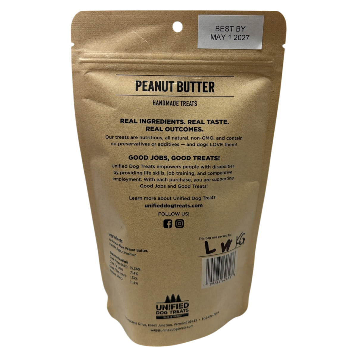 Peanut Butter Handmade Dog Treats