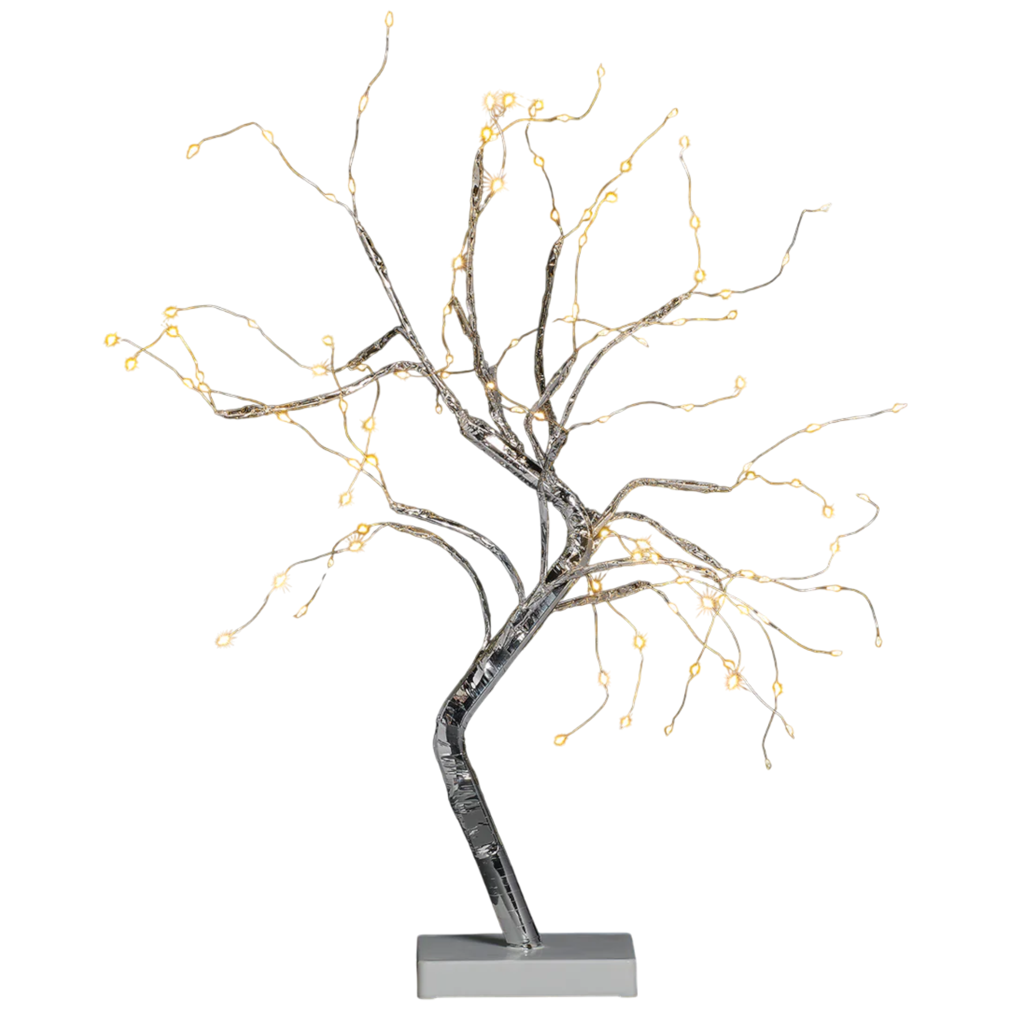 Starry Light Silver Pre-Lit Acrylic Tree
