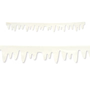 Fabric Icicle Garland - 4 Feet Long - 2 Pack