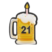 Cheers to 21! Beer Mug Ornament