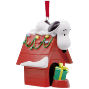 Peanuts® Snoopy on Doghouse with Lights Ornament