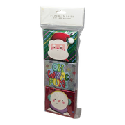 Holiday Gift Box Set of 3 - Santa, Snowman & Oh What Fun