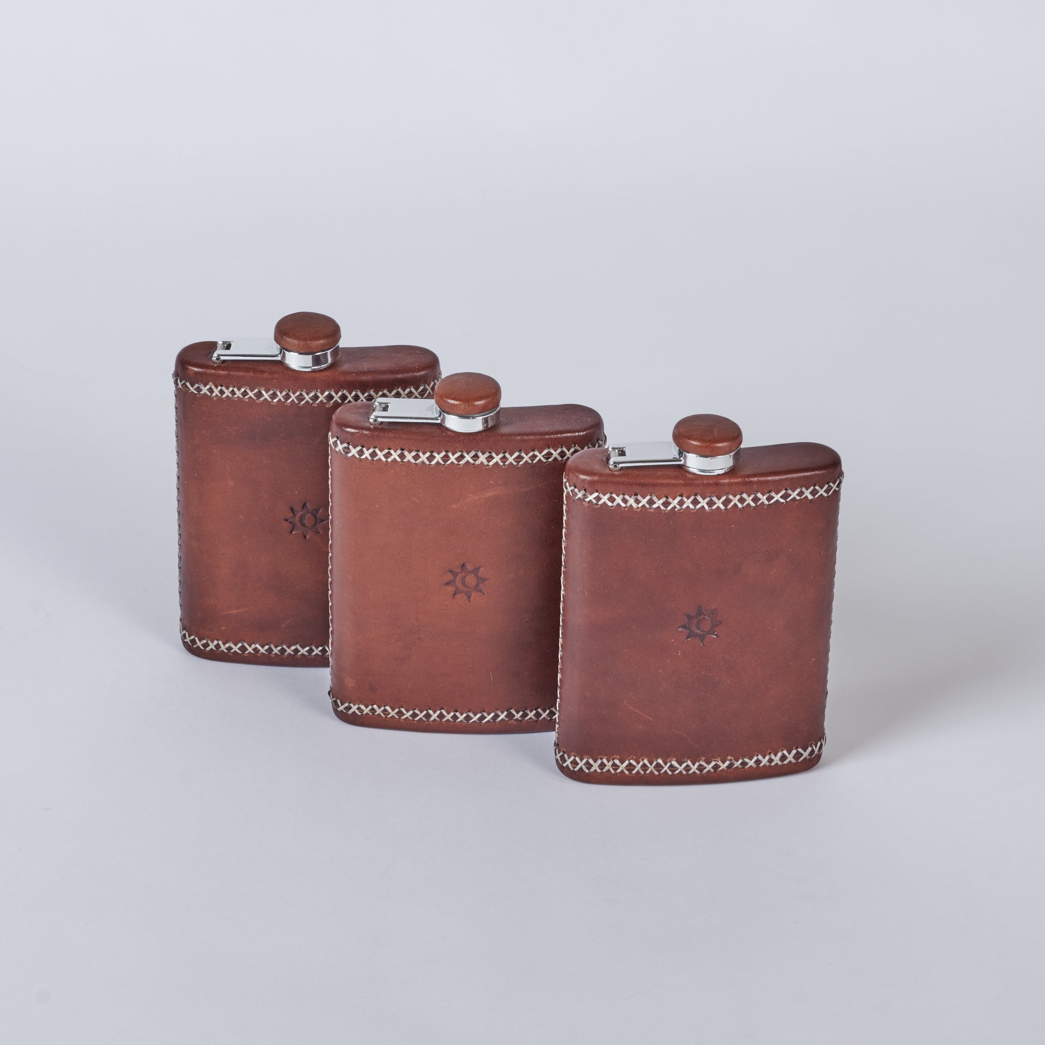 Leather Hip Flask by DandyLion