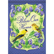 Large Flag Goldfinch Blessings