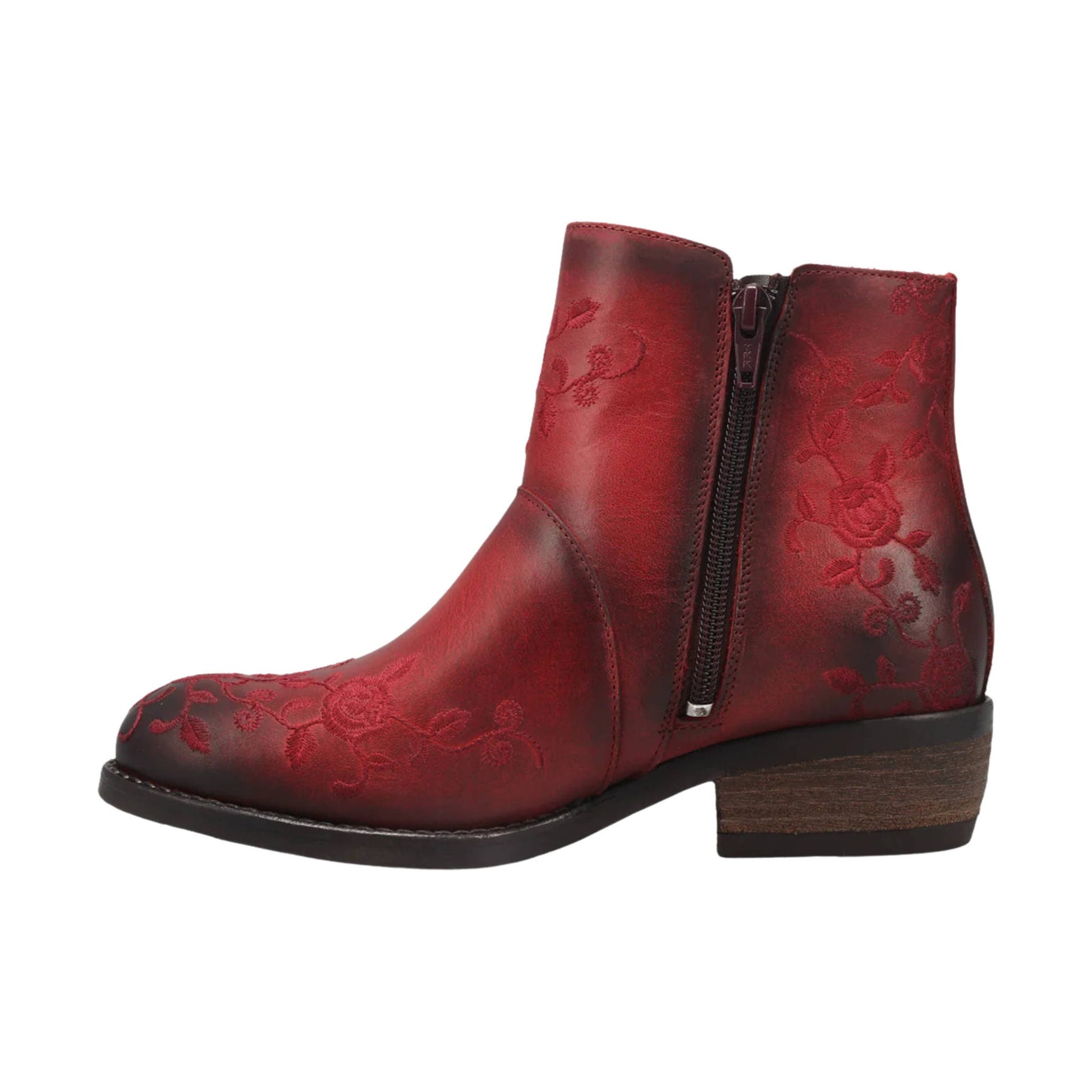 Taos Women's Privilege 2 Booties - Red by Lenny's Shoe & Apparel