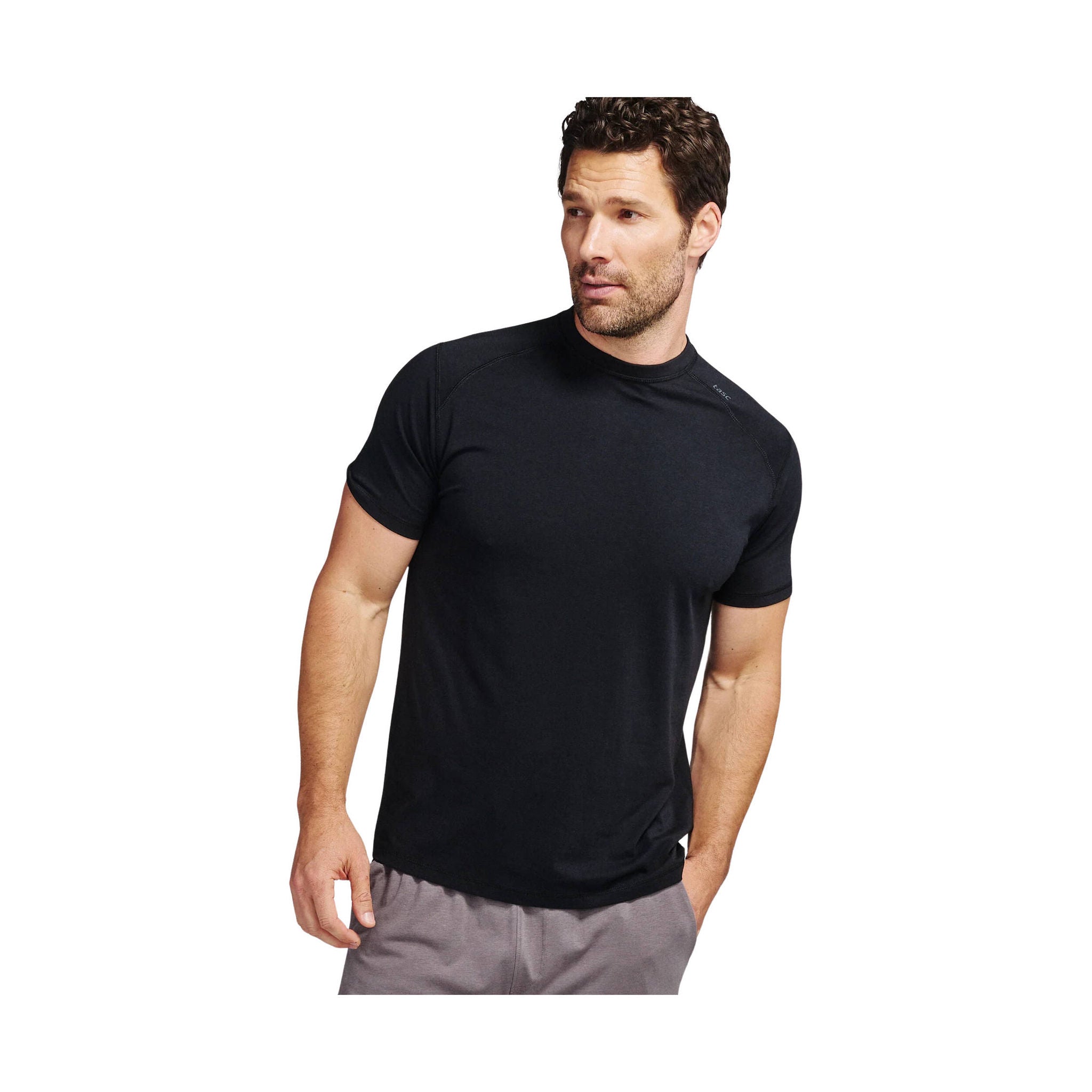 Tasc Men's Carrollton Fitness Tee - Black by Lenny's Shoe & Apparel