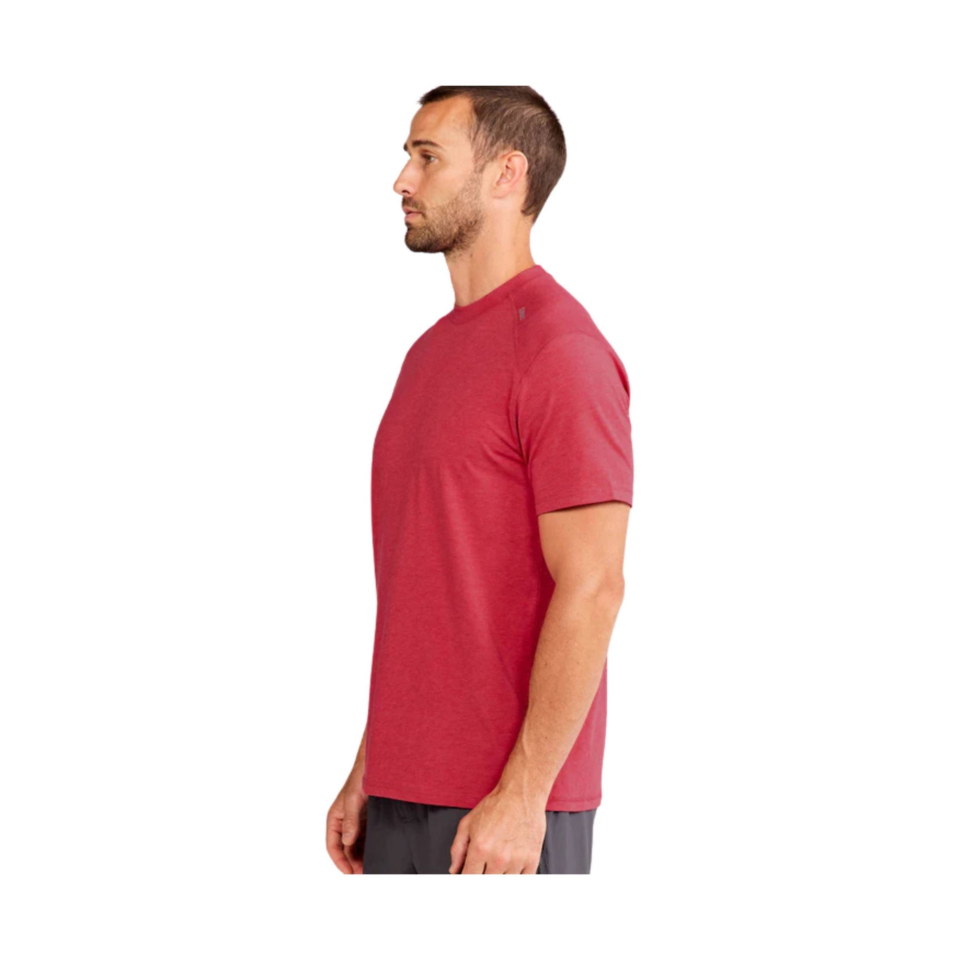 Tasc Men's Carrollton Fitness Tee - Ruby Heather by Lenny's Shoe & Apparel
