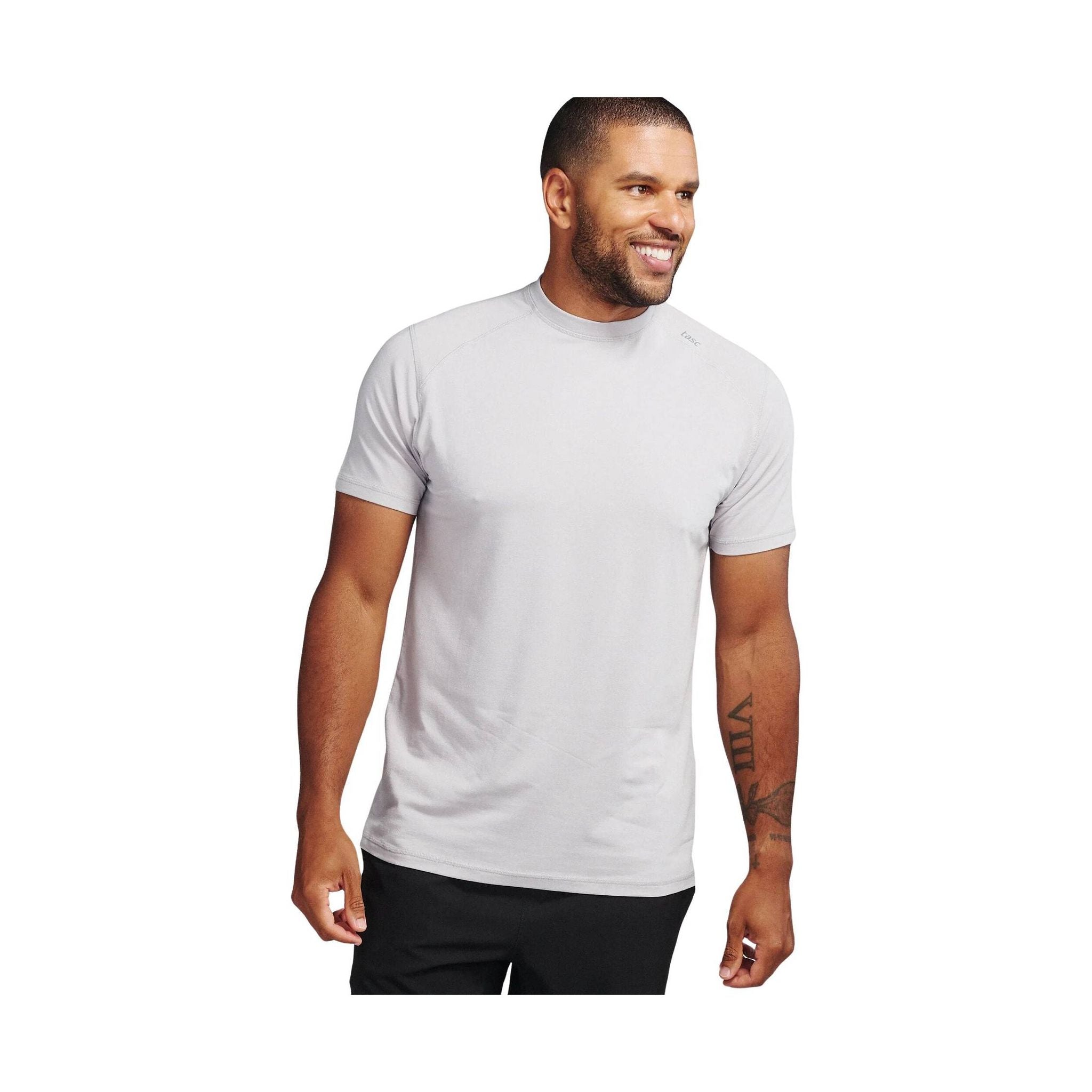 Tasc Men's Carrollton Fitness Tee - White by Lenny's Shoe & Apparel