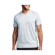 Tasc Men's Carrollton Fitness V Neck Tee - Perfect Grey Heather by Lenny's Shoe & Apparel