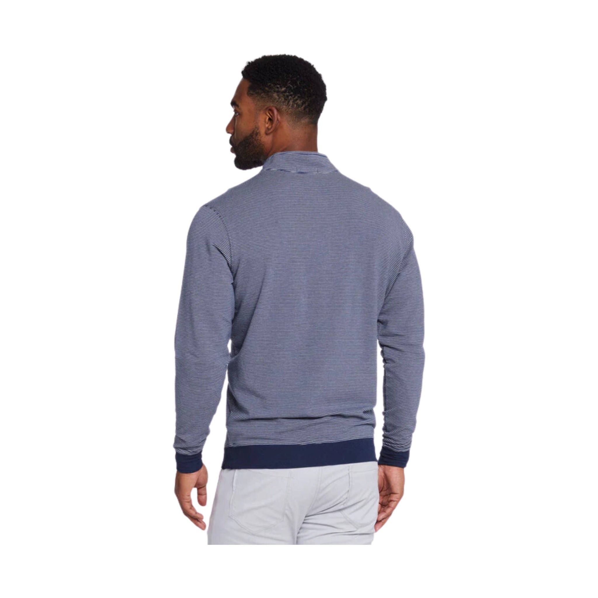 Tasc Men's Cloud French Terry Quarter Zip - Classic Navy/Alloy by Lenny's Shoe & Apparel