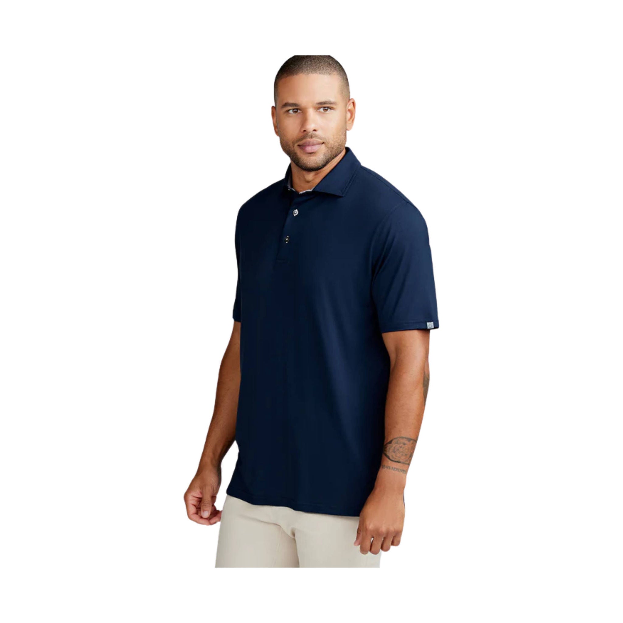 Tasc Men's Cloud Lightweight Polo - Classic Navy by Lenny's Shoe & Apparel