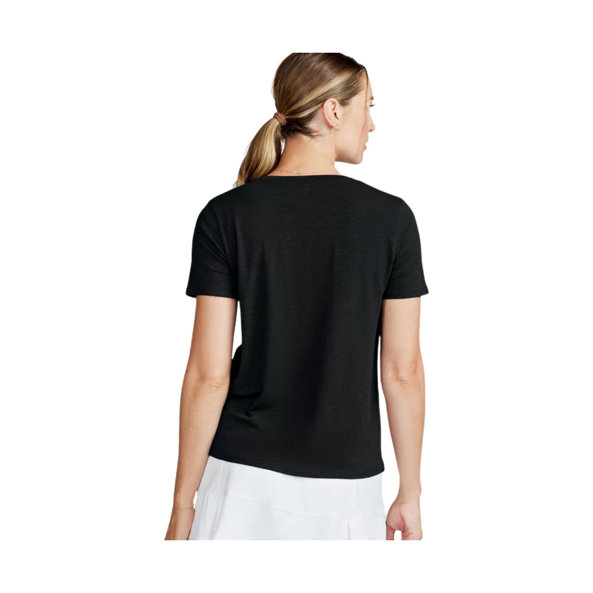 Tasc Women's All Day V-Neck Top - Black by Lenny's Shoe & Apparel