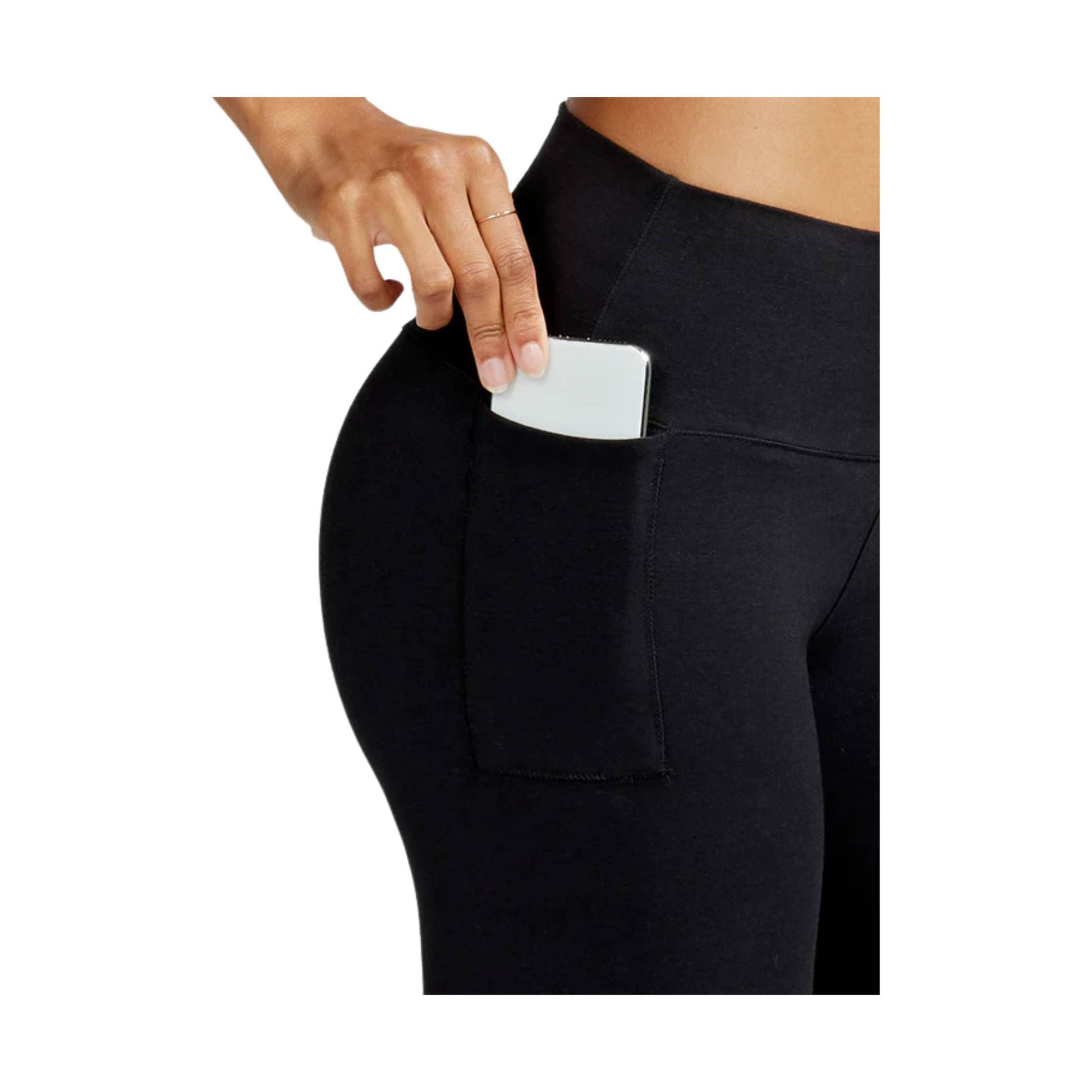 Tasc Women's ALLways 7/8 Pocket Legging - Black by Lenny's Shoe & Apparel