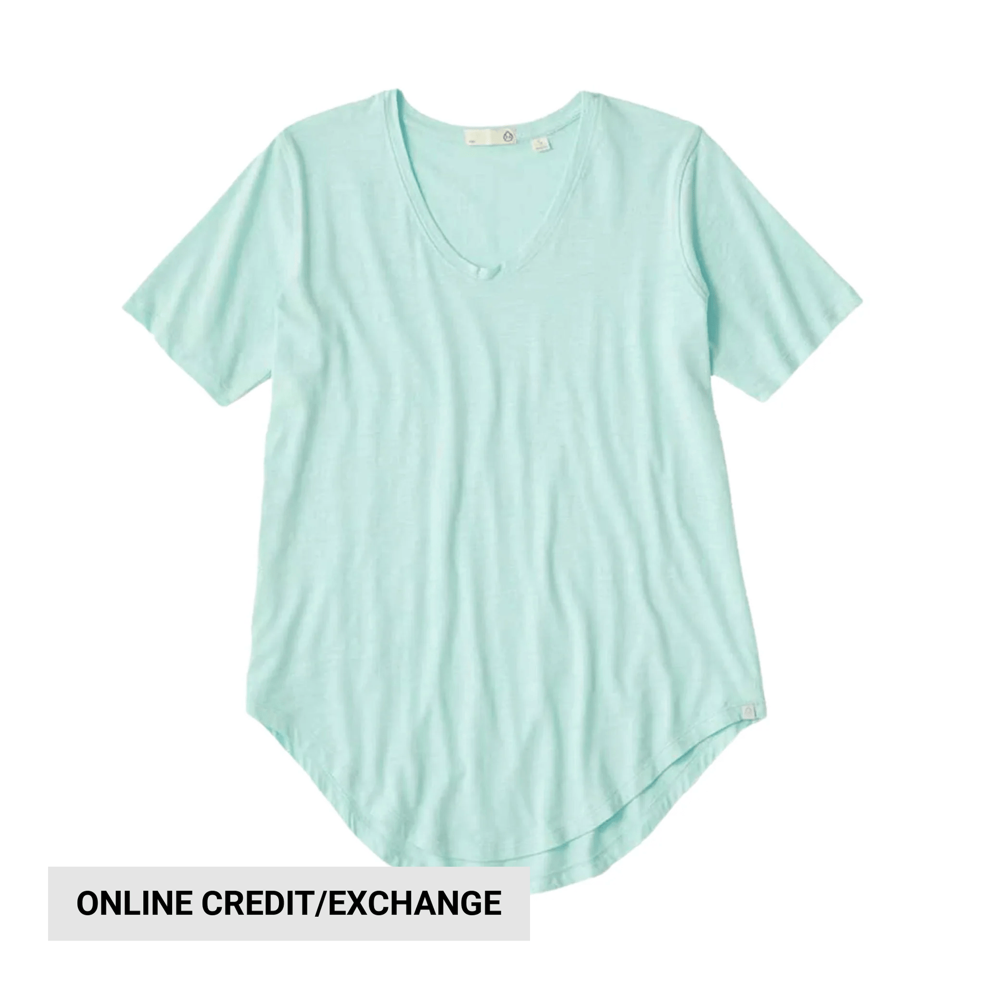 Tasc Women's Longline Boyfriend T Shirt - Joyful Blue by Lenny's Shoe & Apparel