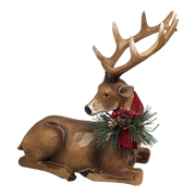 Resin Deer Figurine - Laying Down