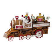 Lighted Musical Gingerbread Train