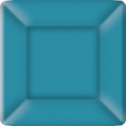 Classic Linen On Ice Blue - Square Paper Salad / Dessert Plate