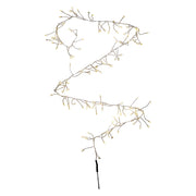 120 Light Twinkle LED Fairy Clear Cluster USB Lights - 4 Foot